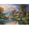 Schmidt 59467 Thomas Kinkade, Nel paradiso naturale, puzzle da 1000 pezzi