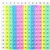 XZMCAT Pop It Tabellone per moltiplicazione e addizione 2 in 1, Pop It Fidget Toy Giocattoli educativi per bambini,Tabella di moltiplicazione 12×12 e tabella di calcolo 12+12,Giocattolo sensoriale antistress