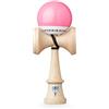 KROM PRO Kendama Originale in Legno per Principianti ed esperti - Pop LOL Rosa - Gioco di abilità per Esterni e Interni - Giocattolo in Legno con Corda e Palla