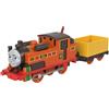 THOMAS & FRIENDS Il Trenino Thomas - Nia, locomotiva e vagone merci in metallo motorizzati con alimentazione a pile, personaggio della serie Classica, giocattolo per bambini, 3+ anni, JGF97