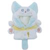 niannyyhouse Vestiti per bambola di peluche, 10 cm, 20 cm, per orso maiale, gatto, tuta con cappuccio, giacca, accessori morbidi in peluche (A4, 10 cm), Beige