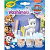 CRAYOLA Paw Patrol Washimals - Confezione singola da collezionare 1 di Chase, Marshall, Skye, Rubble, Rocky o Zuma, include 2 pennarelli lavabili e pennello, per bambini dai 3 anni in su