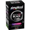 simplicol - Tinta per rinnovo del colore Back-to-Black, colore nero rinfrescante, per lavatrice, delicata sulla pelle, tutto in 1, mix di tinture fai da te per colorare tessuti