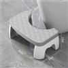 Earnmore Hochexin Sgabello per WC per bagno, 17,8 cm, in plastica resistente portatile sgabello per i piedi per la defecazione per adulti, qualsiasi poggiapiedi per accovacciarsi