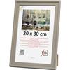 3-B - Cornice portafoto modello Salo in stile rustico, colore marrone caffè - 20 x 30 cm - con vetro acrilico