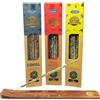Aromasenses | 3 scatoline di incenso ULLAS | 100% naturale | Fatto a mano | 25 grammi ciascuna + 1 Bruciatore di incenso Aromasenses (Palo Santo, Ruta, Copale)