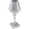 ChiliTec Lampada da tavolo a LED lampada da tavolo a batteria 26 cm dimmerabile con interruttore touch Luce decorativa regolabile in 3 colori di luce - ricaricabile tramite USB