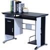 Scrivania per computer SIAM, Supporto PC, 100x52x75cm, in Legno Nero
