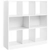 Libreria ATHENAS, Design Moderno, 97,5x30x100 cm, In Legno Bianco