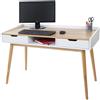 Scrivania per computer in legno JOSU: cm 80x120x55