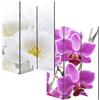 Paravento a 3 pannelli VINTAGE ORCHIDEE, 180x120x2,5cm, in Legno