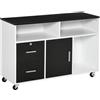Mobile CANDY, Multiuso, 100x35x65cm, in Legno Nero e Bianco