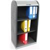 Armadietto Avvolgibile RONDY, 58x38x120cm, in Plastica, Colore Grigio