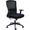 Sedia Operativa NOTE, Ergonomica, Rete e Tessuto, Nero