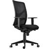 Sedia da Ufficio MILO, Ergonomica, Tessuto Ignifugo, Nero