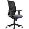 Sedia da Ufficio MILO, Ergonomica, Tessuto Ignifugo, Grigio