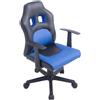 Sedia Gaming per bambini GOKU, robusta e comoda, in pelle colore blu/nero