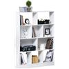 Libreria TOMEKA, Pratica e Versatile, 100x23,8x140cm, in Bianco