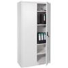 Armadio metallico DENZEL 2 ANTE, cm 185x90x40, in Acciaio, colore Grigio