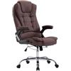 Poltrona Ufficio SAN ANTONIO TESSUTO, Imbottitura spessa, Base cromata, Fino a 150kg, color PannaPoltrona Ufficio SAN ANTONIO TESSUTO, Imbottitura spessa, Base cromata, Fino a 150kg, color GrigioPoltrona Ufficio SAN ANTONIO TESSUTO, Imbottitura spessa, Ba