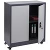 Mobiletto per Archivio BRENTON, 98x80x40cm, Serratura e Ruote con Freno, Acciaio, Bicolore