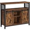 Mobiletto ALYS, Ante Scorrevoli, 100x33x80cm, in Legno colore Faggio