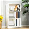 Libreria TOPYN, Design Moderno, 62,2x24x102,4 cm, In Bianco