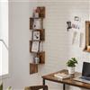 Libreria a Parete LINSDAY, 20x20x127,5 cm, In Legno colore Faggio
