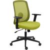 Sedia da Ufficio VESPA, Supporto Lombare, Tessuto e Rete, Verde