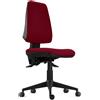 Sedia Ergonomica INDIANA BASE, Schienale Regolabile, Tessuto Ignifugo, Bordeaux