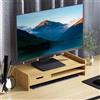 Supporto per monitor TODD, 49x25.5x11.5cm, in solido Bambù naturale
