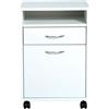 Cassettiera CHARLY, 3 Vani Archiviazione, 40x35x60cm, in Legno Bianco