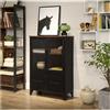Mobiletto TONGA, Stile Industriale, Moderno e Capiente, 70x33x100cm, Acciaio e Legno