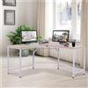 Scrivania da ufficio MARLY, 150x150x76cm, Angolare, in Legno Rovere