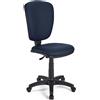 Sedia da ufficio CALIPSO SENZA BRACCIOLI PELLE, in blu
