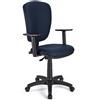 Sedia da ufficio CALIPSO PLUS PELLE in Blu