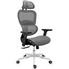 Sedia Ergonomica VICTORY, Regolabile, in Rete, Grigio