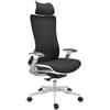 Sedia Ergonomica ENERGY, Poggiatesta, Tecnologia e Design, Alta Qualità, in Rete, Nero