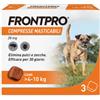 Frontpro - Antiparassitario Cani 4-10 Kg Confezione 3 Compresse