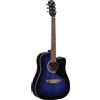 Eko Chitarra Acustica Elettrificata Eko Ranger CW EQ Blue Sunburst Cutaway
