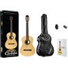 Cordoba Chitarra Classica 4/4 per Principianti - Cordoba CP100 Pack con Custodia e Accessori