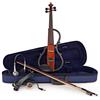 Gewa Violino Elettrico Gewa GS401645 Marrone Rosso con Pickup e Cuffie