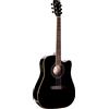 Cort Chitarra Acustica Elettrificata Dreadnought Cort AD880CE Black con Borsa