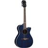 Eko Chitarra Acustica Elettrificata Eko NXT A100CE Cutaway See Through Blue