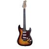 Eko Chitarra Elettrica Strat Vintage per Principianti Eko ST-100 Sunburst