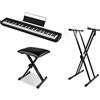 Casio CDP-S110 Pianoforte digitale con Supporto e Panchetta
