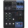 Yamaha Mixer Audio 6 Canali Yamaha MG06X con Effetti SPX e D-PRE Compatto