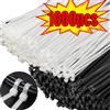 NONE Collare di bloccaggio in plastica Fascetta per cavi Bloccaggio per cavi antigraffio Attacco per cavi Velcro Fascette per cavi in nylon autobloccanti Fissaggio