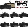 BUCKLOS Pastiglie freno a disco in resina per SHIMANO D02S Pastiglie freno idrauliche resistenti all'usura Pastiglie freno MTB per parti ciclistiche N03A H03A