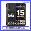 DOOGEE Blade20 Turbo 5G Telefono robusto Gemini Al 6.6 ''Schermo 10300mAh Batteria 8GB 256GB 50MP Fotocamera Android 15 NFC Telefono cellulare